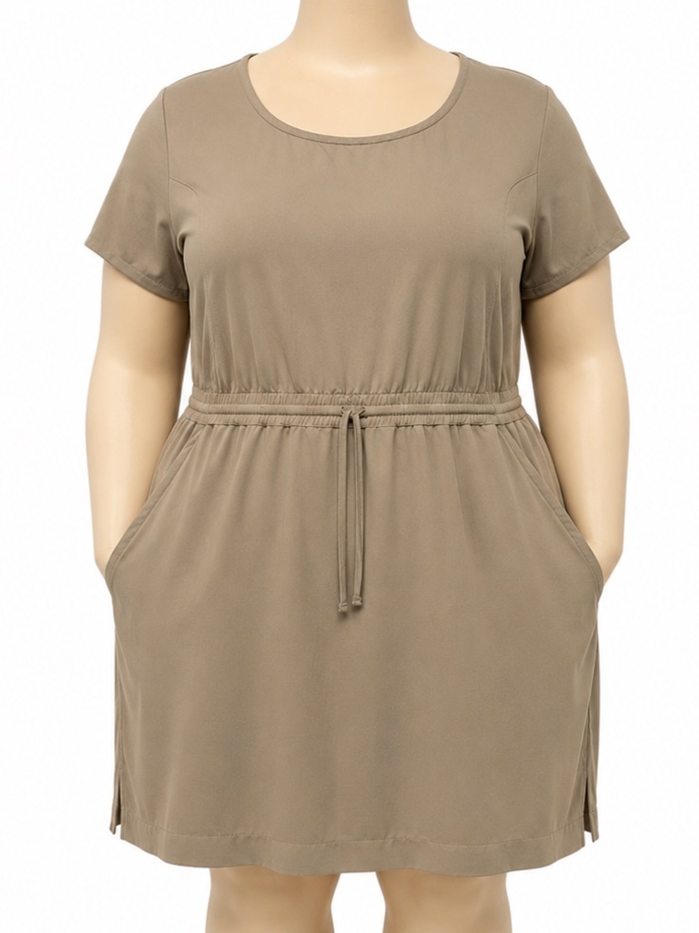 32° Cool Olive Midi Dress - Women's